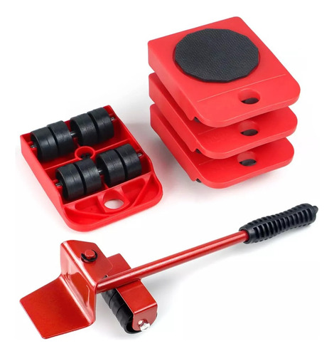 Kit De Palanca Levanta Muebles Con 4 Bases Deslizantes