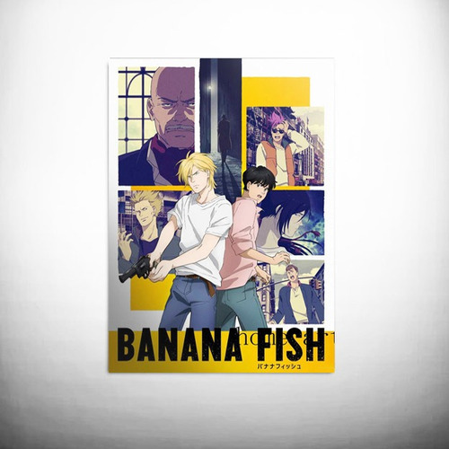 Poster Fotográfico Adesivo Anime Banana Fish