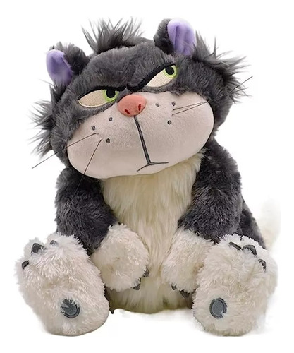 Peluche Gato Lucifer 28cm Gato Kawaii Enojado Importado