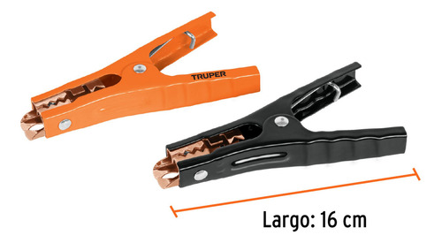 Caiman Cocodrilo Para Cables Pasa Corriente Bateria Truper