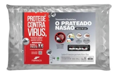 Almohada plateada Nasão Silver Ions - NASA contra los virus