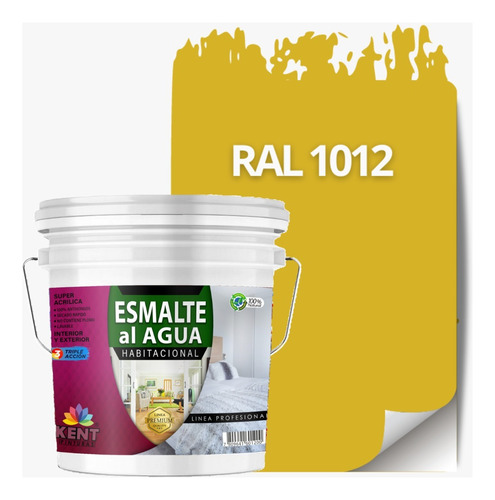 Kent Esmalte Al Agua Mate Py 1012 Tineta 20lts