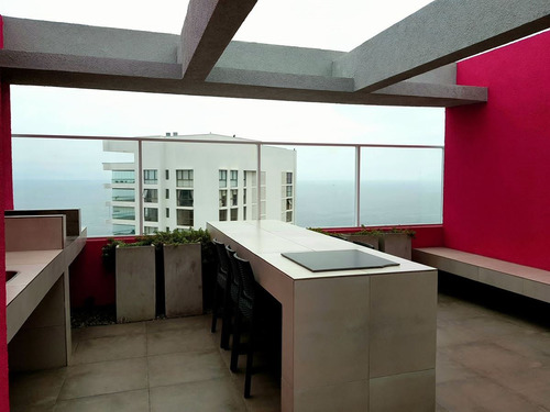 Vista Al Mar Reñaca 2dorm/2baños/1est/1bod /dunas De Concón