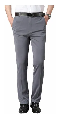 Campaña cómodo reunirse Pantalon De Vestir Gris Hombre | MercadoLibre 📦