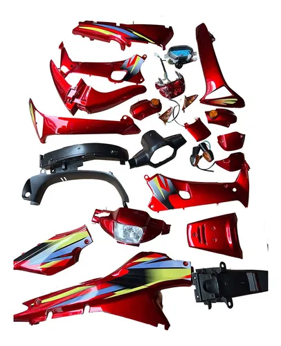 comprar Kit De Plasticos Con Faro Rojo Wave-110