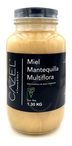 Imagen 1 de 4 de Miel Mantequilla Multiflora Pura De Abeja 1.30kg Oaxaca