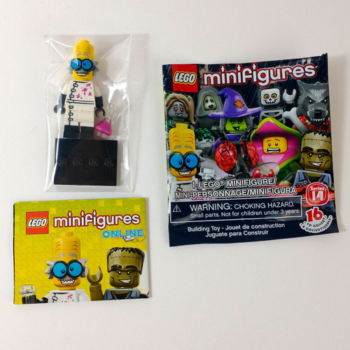 Lego Científico Monstruo Minifiguras Serie 14 - Lm032 1 Científico Monstruo (Usado)