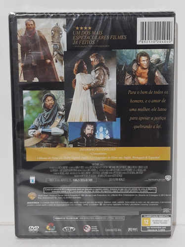 Dvd Robin Hood - O Principe Dos Ladroes - Original E Lacrado