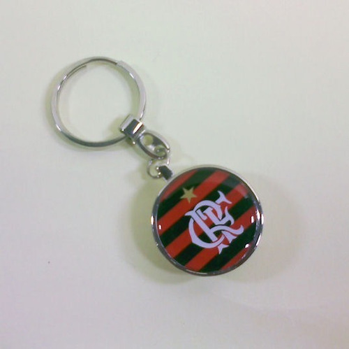Chaveiro Meia Bola De Futebol Do Flamengo Novo