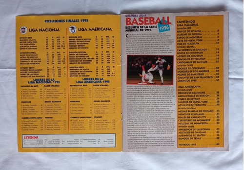 Álbum De Béisbol Panini 1996- Conservado 