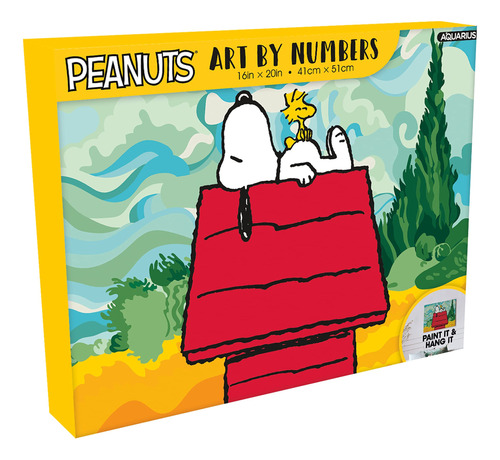 Aquarius - Peanuts Snoopy Chill Art Por Numeros