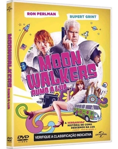 Moonwalkers - Rumo À Lua - Dvd - Rupert Grint - Ron Perlman