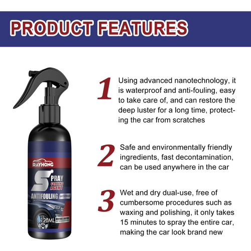 Top Coat Quick-coating Auto Spray Wax Coating Sp