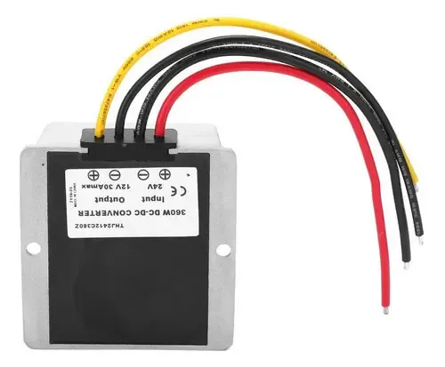 Convertidor De Voltaje DC 12V A 6V - 3A 18W, Impermeable IP67, Para Coche, Audio Y Pantallas LED | Transformador Estable Y Seguro