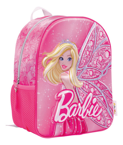 Mochila Espalda Jardin 3d 12 PuLG Barbie Licencia Oficial