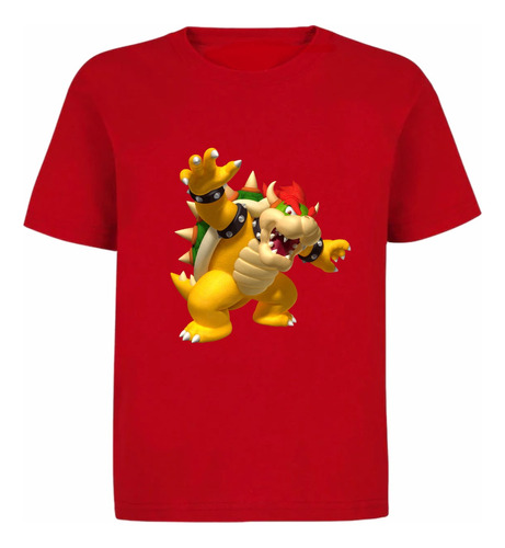 Playera Bowser De Mario Bros M9 Todas Las Tallas En Dtf