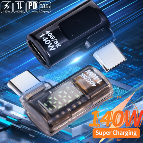 Adaptador De Pantalla Digital De 140 W Con Curva Lateral Tip