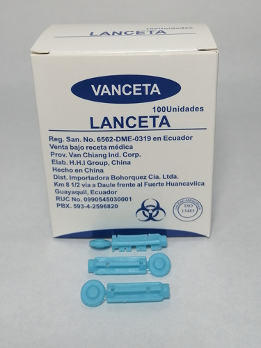 Lancetas Caja X 100 Unidades 