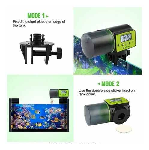 Dispensador Automático De Peces De Acuario Alimentador De Pe