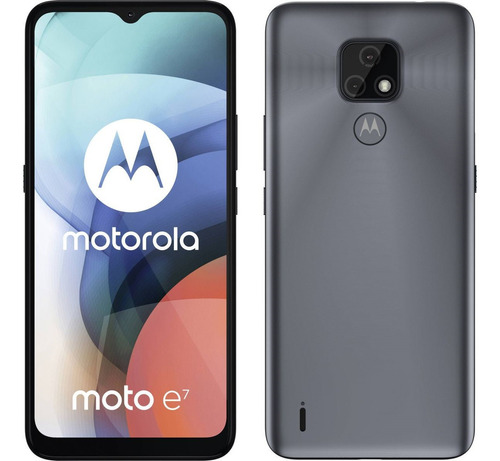 Celular Motorola Moto E7 Xt2095-1/ds 32gb M. Gray Tranza