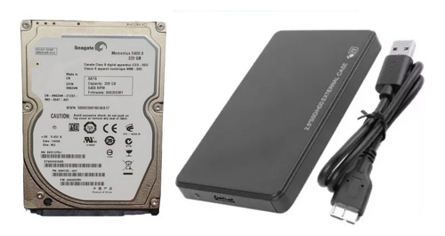 Combo Disco Hdd St 320gb + Bandeja Externa Usb 2.0 Envios