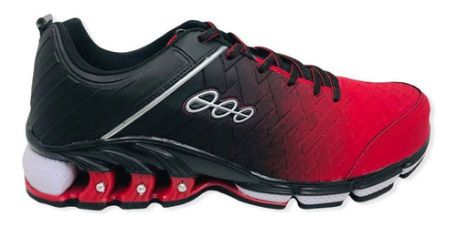 Imagem 5 de 6 de Tênis Masculino Black Free Evolution 21300111 - Vermelho