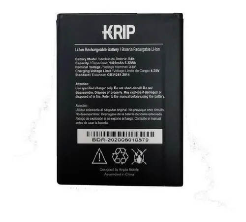 comprar Bateria Pila Yezz Krip K4b B4b 30dias Gtia Tienda 