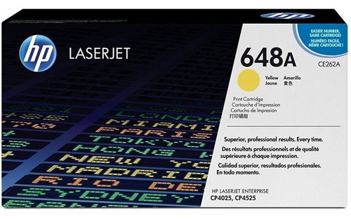 Toner Laser Hp Ce262a 648a Yl /  Cp4025 Cp4525 Original