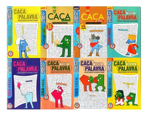 Caça Palavras - Nível Fácil - Livro 23 - Coquetel - 9788579027574 em  Promoção é no Buscapé