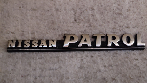 Emblema Letras Nissan Patrol Metal Sin Adhesivo