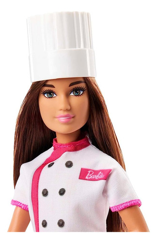 Barbie Profesiones Pastelera Barbie Castaña