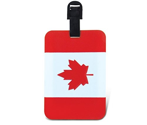 Desconcertado Bandera De Canadá Taggage Fácil Identificaci