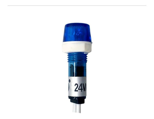 Kit Com 10 Sinaleiros Rabicho Olho D Boi Led 110/220v24v 12v Luz Azul 127/220v
