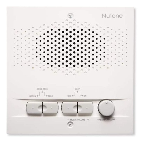 Nutone Nps104wh - Intercomunicador Para Sistemas De 4 Cable