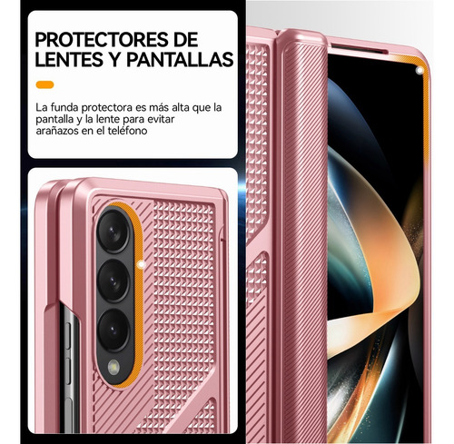 Funda Anticaída Bisagra Gama Alta Para Samsung Z Fold4 2022