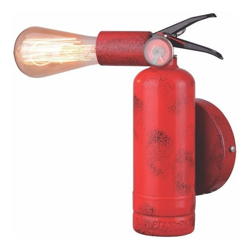 Imagen 1 de 3 de Aplique De Pared Metálico Modelo Bomberito