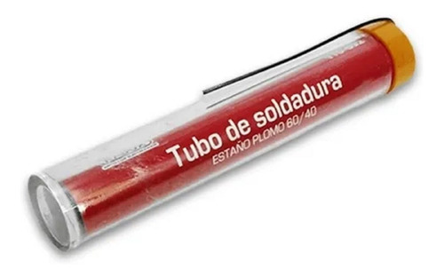 Soldadura En Tubo Estaño  60/40 Cont. 2.75m 