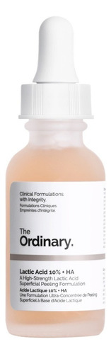 Serum The Ordinary Lactic Acid 10% + Ha Para Piel Normal De 30ml