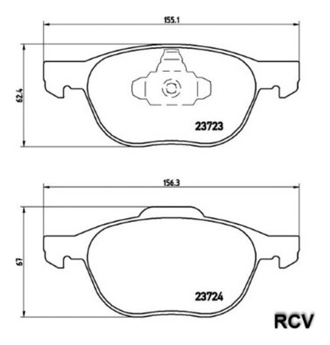 Balatas Disco  Delantera Para Mazda 3 Sport 2.3l 2004