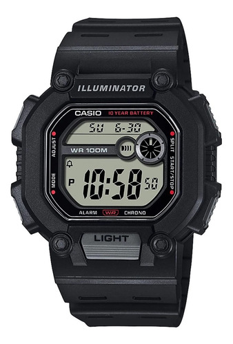 Reloj Casio Iluminator W-737h-1avcf - 100% Original Y Nuevo