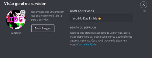 Imagem 1 de 2 de Vendo Posse Do Meu Servidor Cujo O Nome Imperio Das Egirls