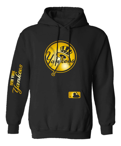 Sudadera Modelo Mlb New York Yankees Gold & Silver