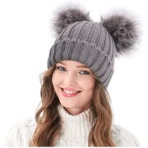 Comprar Gorros Sombreros Y Boinas Tejido Con Orejas Gris