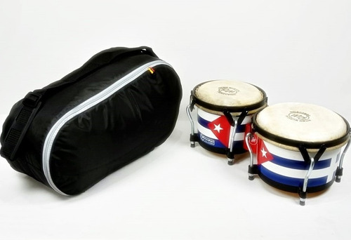 Bongo Pro. Cuero Acabado Cuba / Estuche Llave Envío Incluido