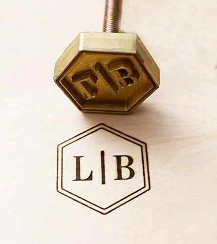 Hierro De Marca De Madera Logotipo Personalizado, Sello...