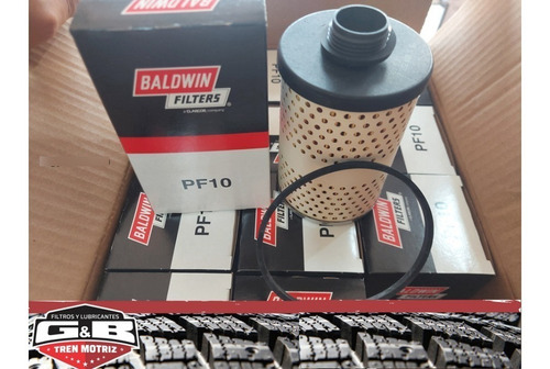 Imagen 3 de 3 de Pf10 Bl10 Filtro De Combustible Baldwin Pf10 Separador Bl10