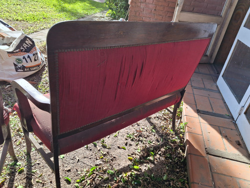 Juego De Sillones Provenzal Para Reparar Y Tapizar Marrón Oscuro (Usado)
