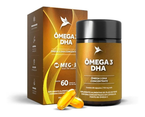 Suplemento en cápsulas Puravida Omega 3 Dha Pura Vida Pura Vida en bote de 0 ml 60 unidades