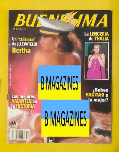Thalia Revista Buenissima 1995 Numero 72 