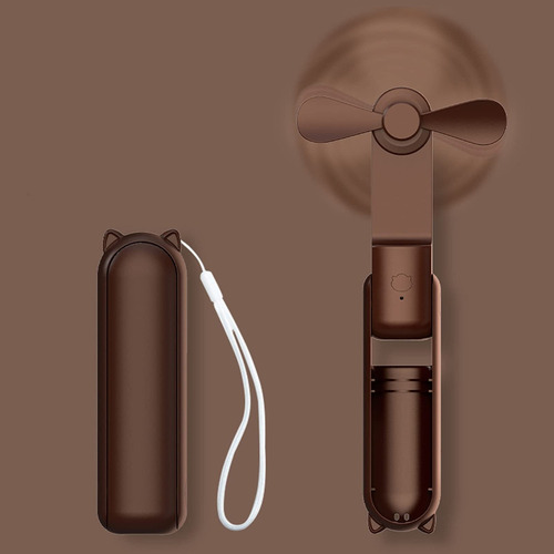 Mini Ventilador De Mano, Ventilador Plegable, Portátil, Con
